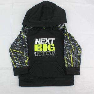 Koala Kids 3-6M Boys Next Big Thing Neon Black Pullover Hooded Sweater